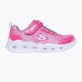 Detské topánky SKECHERS Heart Lights Boogie Love hot pink/multi 2