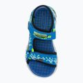 Detské sandále SKECHERS Mega Splash black/blue/lime 5