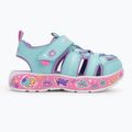 Detské sandále SKECHERS Play Scene Splash Cute Crew tyrkysové/lavanduľové 2