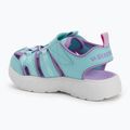 Detské sandále SKECHERS Play Scene Splash Cute Crew tyrkysové/lavanduľové 3