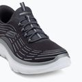 Dámske topánky SKECHERS Summits Plus Soft Luster charcoal/silver 7
