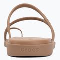 Dámske šľapky Crocs Miami Toe Loop Sandal milk chocolate 6