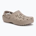 Crocs Classic Floral Cutout Clog žabky taupe 2