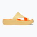 Dámske žabky Crocs Getaway Platform Toe Loop golden hour