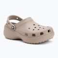 Dámske šľapky Crocs Classic Platform Clog taupe 2