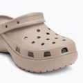 Dámske šľapky Crocs Classic Platform Clog taupe 8