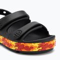 Detské sandále Crocs Crocband Cruiser Flames black 7