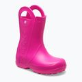 Detské gumáky Crocs Handle It Rain Boot Kids pink crush