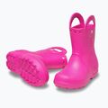 Detské gumáky Crocs Handle It Rain Boot Kids Toddler pink crush 10