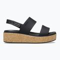 Dámske sandále Crocs Brooklyn Cork Low Wedge black/black 2