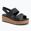 Dámske sandále Crocs Brooklyn Cork Low Wedge black/black