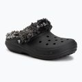 Šľapky Crocs Classic Fleece Lined black