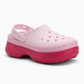 Šľapky Crocs Classic Stacked Clog dragon fruit 2