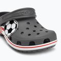 Detské šľapky Crocs Classic Soccer Band Clog Kids slate grey 8