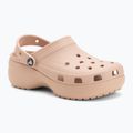 Dámske šľapky Crocs Classic Platform Clog pink caramel 2