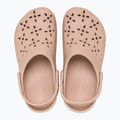 Šľapky Crocs Classic Floral Cutout Clog pink caramel 5