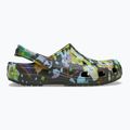 Šľapky Crocs Classic Painted Floral black sand 10