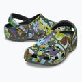 Šľapky Crocs Classic Painted Floral black sand 14