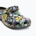 Šľapky Crocs Classic Painted Floral black sand 8