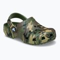 Detské šľapky Crocs Classic Camouflage Toddler army green/multi
