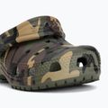 Detské šľapky Crocs Classic Camouflage Toddler army green/multi 8