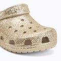 Detské šľapky Crocs Classic Chunky Glitter sandstone 8