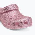Detské šľapky Crocs Classic Chunky Glitter pink milk 8
