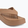 Dámske žabky Crocs Gateway Platform milk chocolate 7