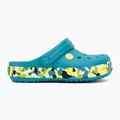 Detské šľapky Crocs Crockband Glow Confetti Band turbo teal/multi 3