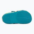 Detské šľapky Crocs Crockband Glow Confetti Band turbo teal/multi 5