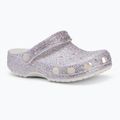 Detské šľapky Crocs Classic Fantasy Glitter white
