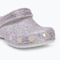 Detské šľapky Crocs Classic Fantasy Glitter white 8