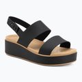 Dámske sandále  Crocs Brooklyn Matte Wrap Low Wedge black/cashew