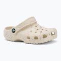 Detské šľapky Crocs Classic Glow Paint Splatter summit white/multi