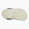 Detské šľapky Crocs Classic Denim Flower Adjustment Backstrap summit white 11