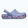 Detské šľapky Crocs Crockband Glow Confetti Band blue haze/multi 10