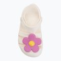 Detské sandále Crocs Classic Flower chalk 5