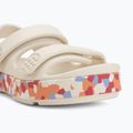 Detské sandále Crocs Crocband Cruiser Glow Confetti Band summit white/guava 7