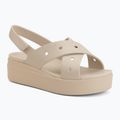 Dámske sandále Crocs Broklyn 4U Cross Strap frappe