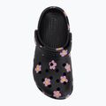 Detské šľapky Crocs Classic Flower black 6