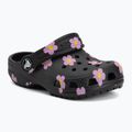 Detské šľapky Crocs Classic Flower 212671 black