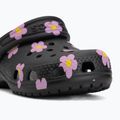 Detské šľapky Crocs Classic Flower 212671 black 8