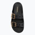 Dámske šľapky Crocs Saturday Metallic Buckle black 5