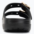 Dámske šľapky Crocs Saturday Metallic Buckle black 6