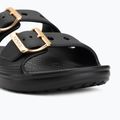 Dámske šľapky Crocs Saturday Metallic Buckle black 7