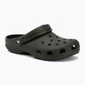 Šľapky Crocs Classic army green