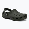 Šľapky Crocs Classic army green 2