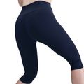 Dámske legíny Nike One High Waisted Capri midnight navy/white 5