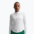 Dámske bežecké tričko s dlhým rukávom Nike Tempo Swoosh Run Dri-Fit 1/4-Zip white/black