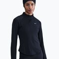 Dámske bežecké tričko s dlhým rukávom Nike Tempo Swoosh Run Dri-Fit 1/4-Zip black/white